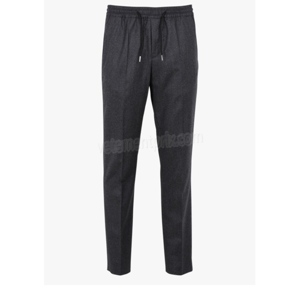 SANDRO PARIS GREY 100% wool Drawstring Trouser - 40 - Picture 4 of 17